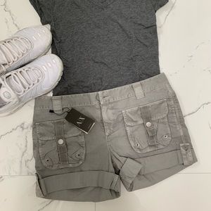 NWT Armani Exchange Grey Cargo Shorts